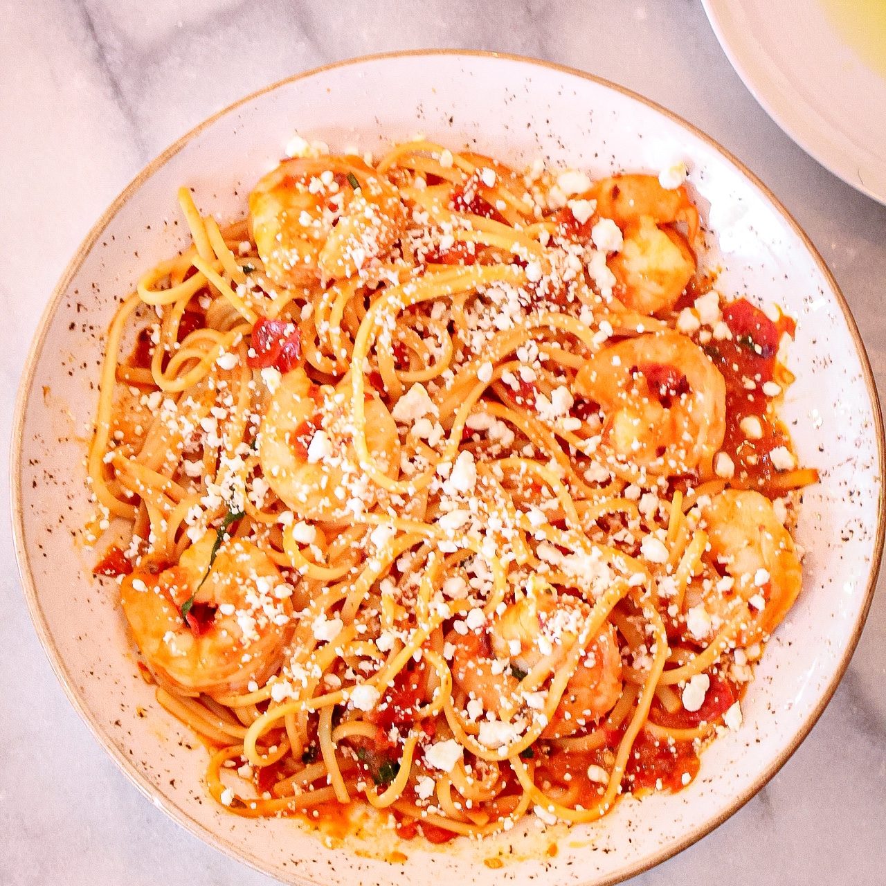 Shrimp Bucatini.