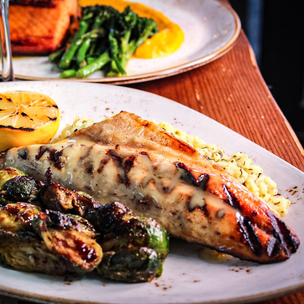 Grilled Branzino.