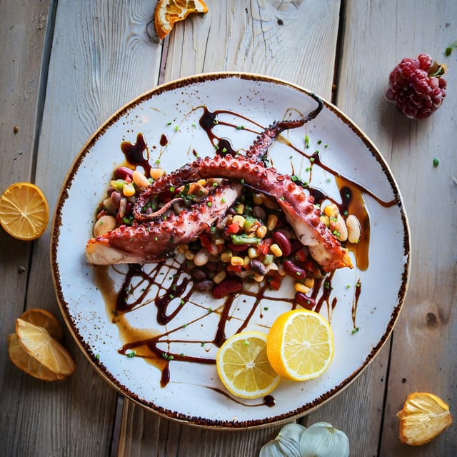 Grilled Octopus.